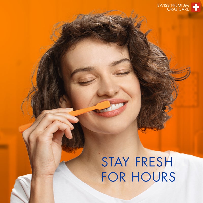 CURAPROX Be You Peach + Apricot Toothpaste | 60ml | Gentle Formula for Healthy Teeth & Gums | Refreshing Peach & Apricot Flavor, SLS-Free & Vegan-Friendly] - Image 4